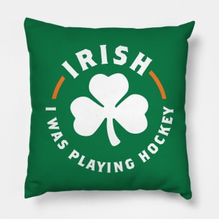 St. Patrick's Day Hockey Pillow