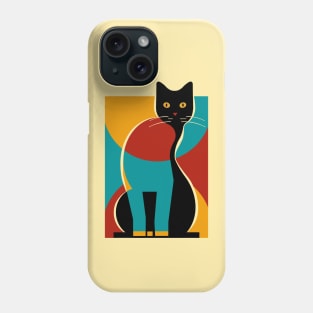 Bauhaus cat 2 Phone Case