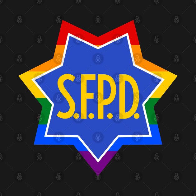 San Francisco Police Department Pride Logo by Scud"