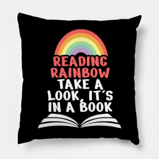 Reading Rainbow Take A Look It’s in a Book Pillow