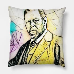 Bram Stoker Portrait | Bram Stoker Artwork 3 Pillow