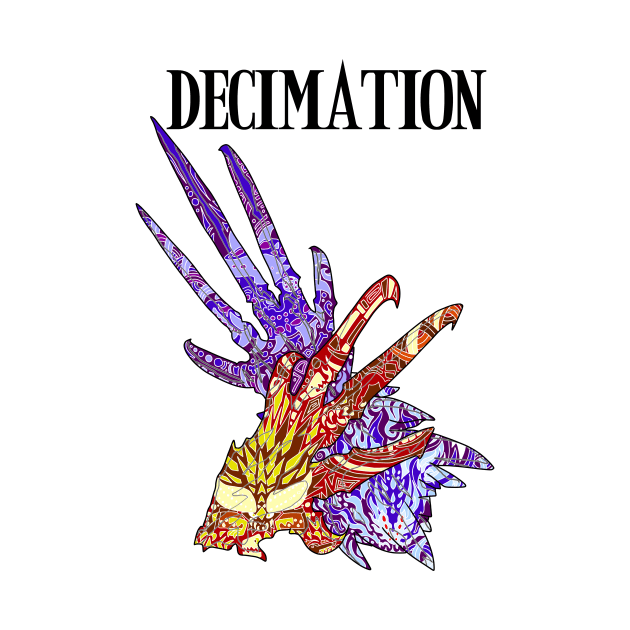 Decimation Claws (font) by paintchips