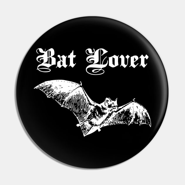 Bat Lover - For Admirers of Bats Pin by TraditionalWitchGifts