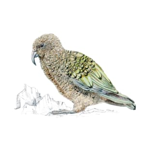 Kea, parrot of New Zealand T-Shirt