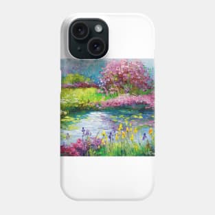 Blooming pond Phone Case