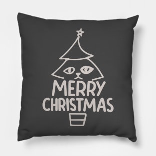 Merry Christmas Funny Cartoon Pillow