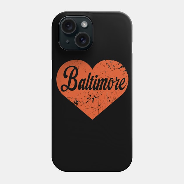 Baltimore Heart Phone Case by YASSIN DESIGNER