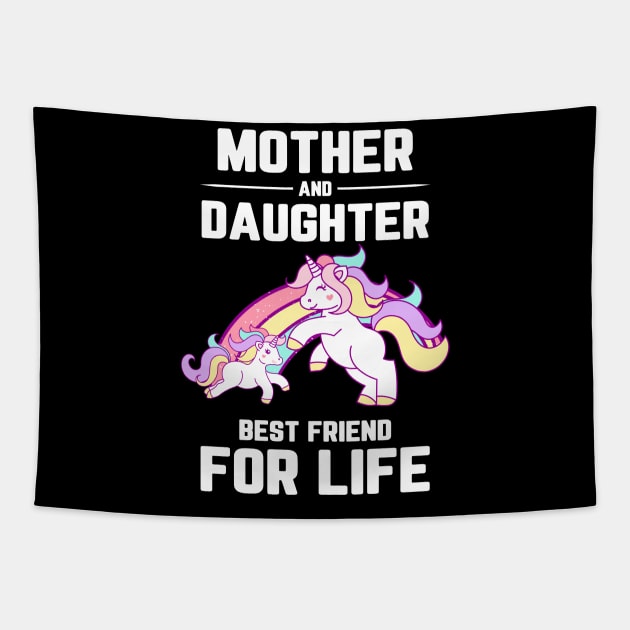 Mother and Daughter Best Friend for Life Tapestry by Hannah's Bear Tees