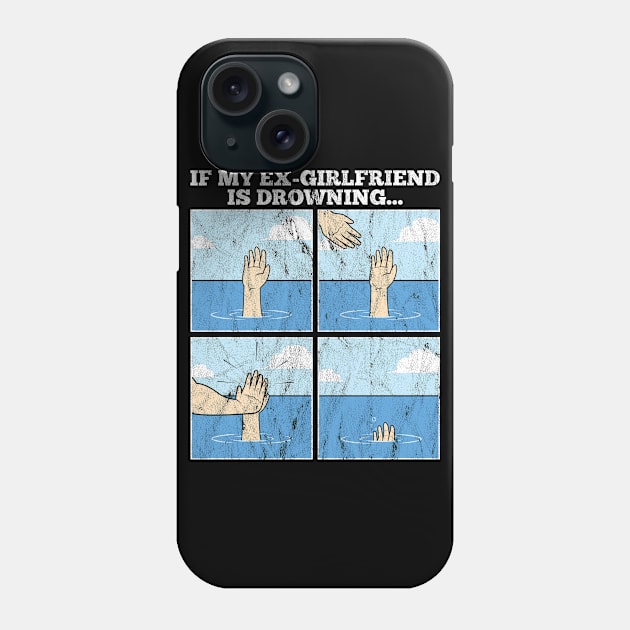 Ex-Girlfriend Funny Meme Drowning High Five Drawing Phone Case by jkshirts