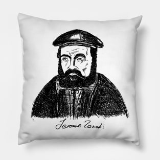 Jerome Zanchi. Christian figure. Pillow