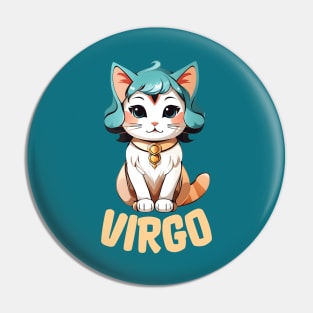 Virgo Zodiac Sign Pin