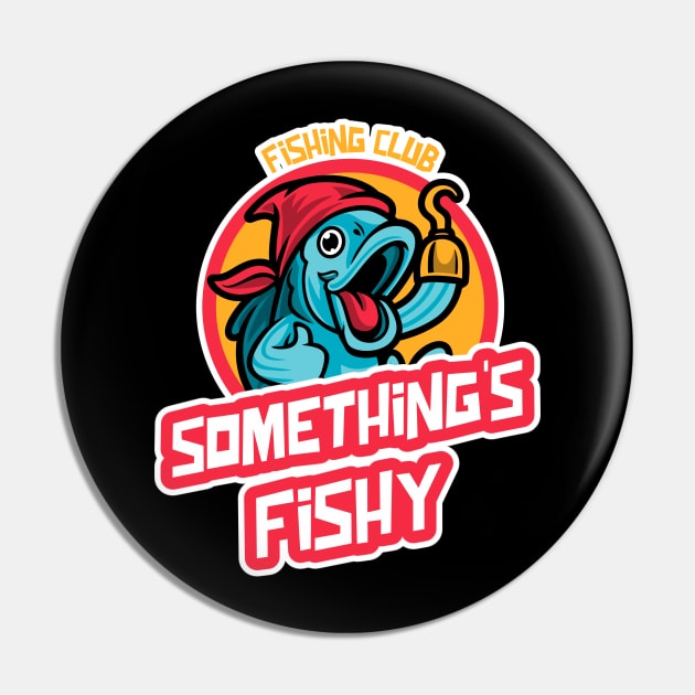 Fishing Club Pirate Fishy Fly Fishing Gone Fishing Sea Fishing DIY Fishing Pin by TV Dinners