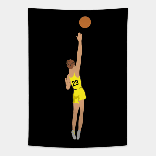 Lauri Markkanen Utah Jazz Drawing Tapestry