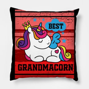 Grandmacorn Grandma Unicorn Pillow