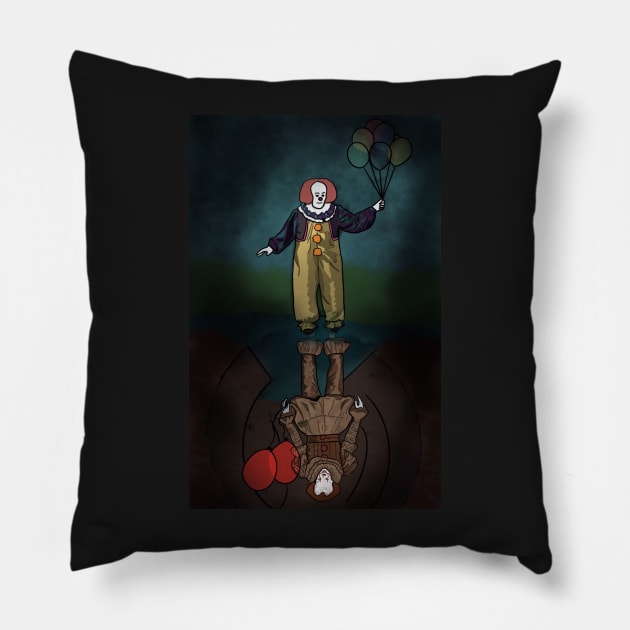 Clowns Pillow by strayheartbja