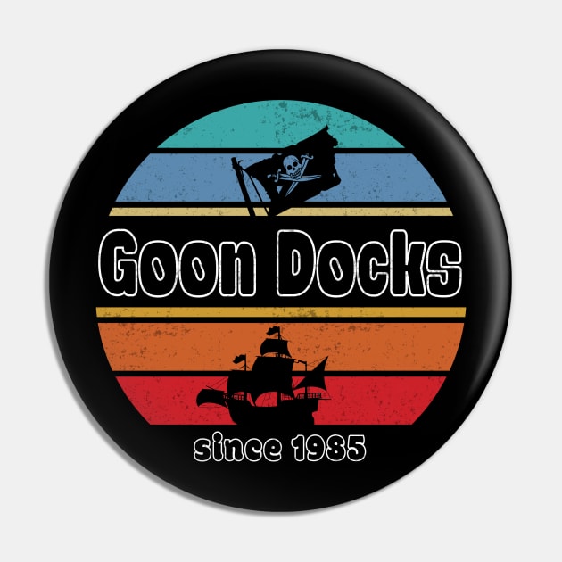 The Goonies "Goon Docks" Astoria Pin by TEEWEB