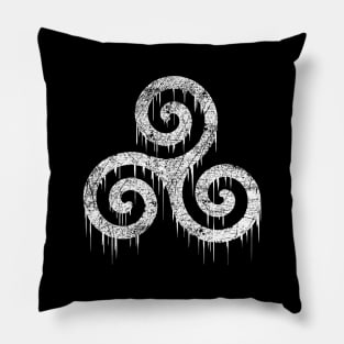Triskele, Celtic symbol, Neopagan Pillow