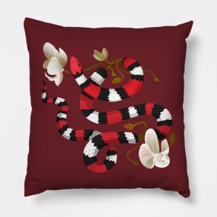 Coral Snake Pillow