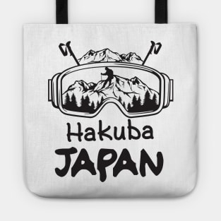 Skiing In Hakuba Japan Tote