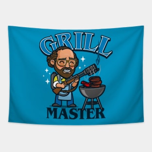 Stranger Things Funny Cute Kawaii Murray Bauman Grill BBQ Master 80's Retro Meme Tapestry