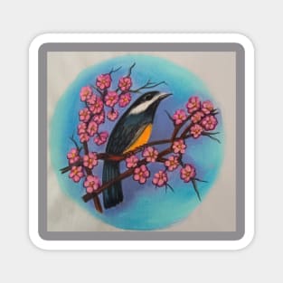 Bird and Bloom Magnet