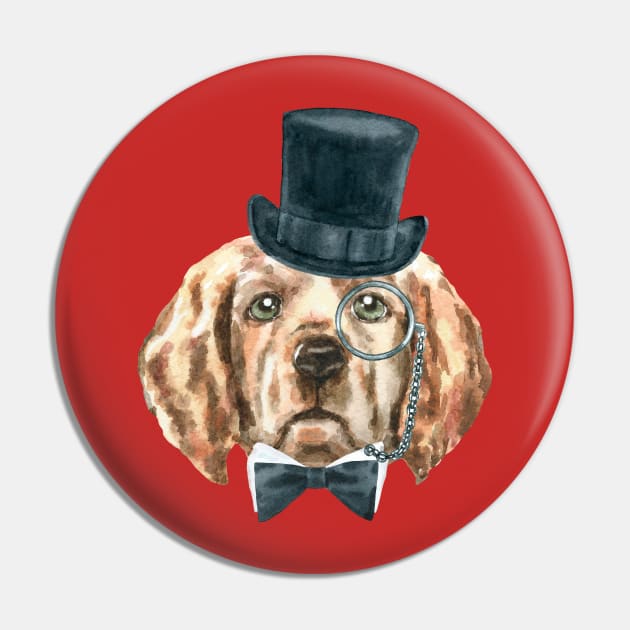 Cute Labrador Retriever Costume Pin by LaarniGallery