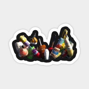 Painted bouys Magnet