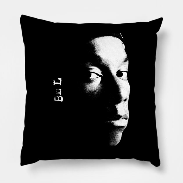 Retro Portrait Big L Pillow by GekNdangSugih