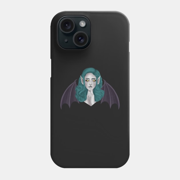 Batty Babe Phone Case by Hallowette