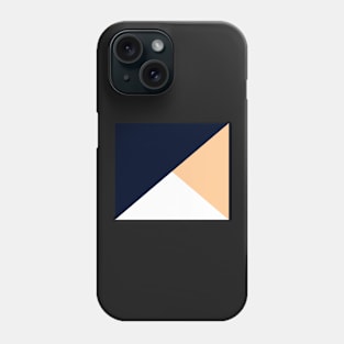 Navy And Pink Geometrical Phone Case