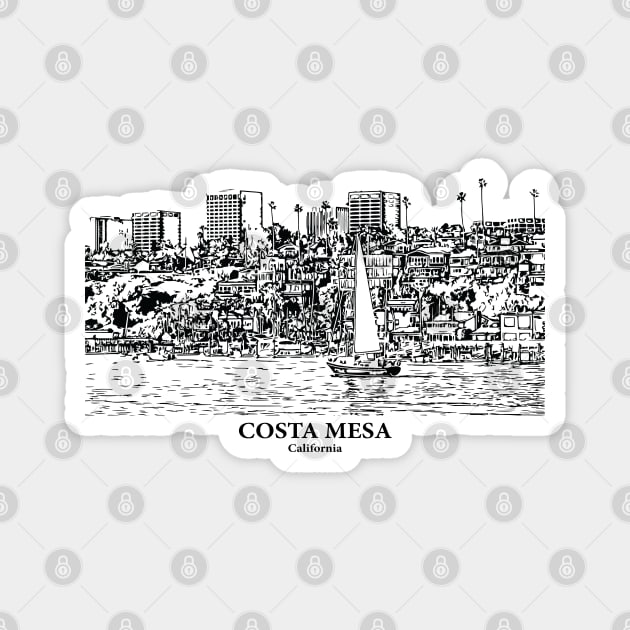 Costa Mesa - California Magnet by Lakeric