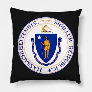 Massachusetts Coat of Arms Pillow