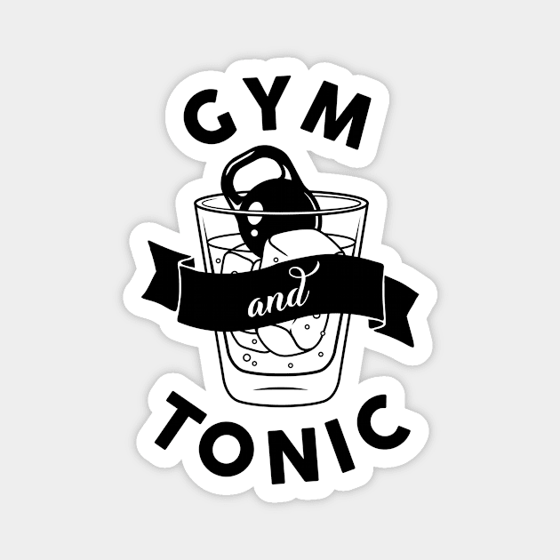 Gym and Tonic Magnet by Woah_Jonny