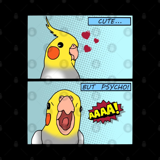 cute but psycho birb comic by FandomizedRose