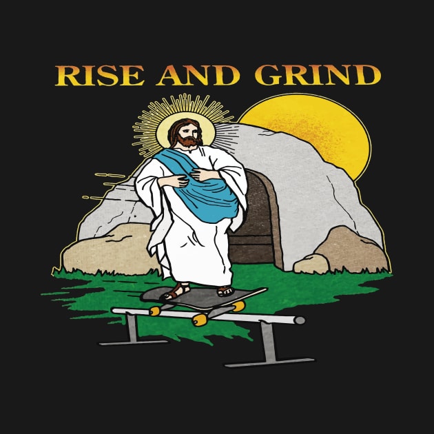 Jesus Rise and Grind by Dystopianpalace