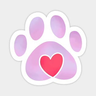 Pet Love Pink Magnet