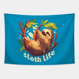 sloth life Tapestry