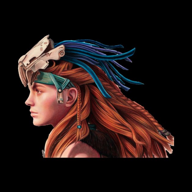 Aloy - Horizon Zero Dawn by David Dias Art 