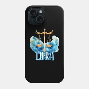 Libra in Watercolor Phone Case