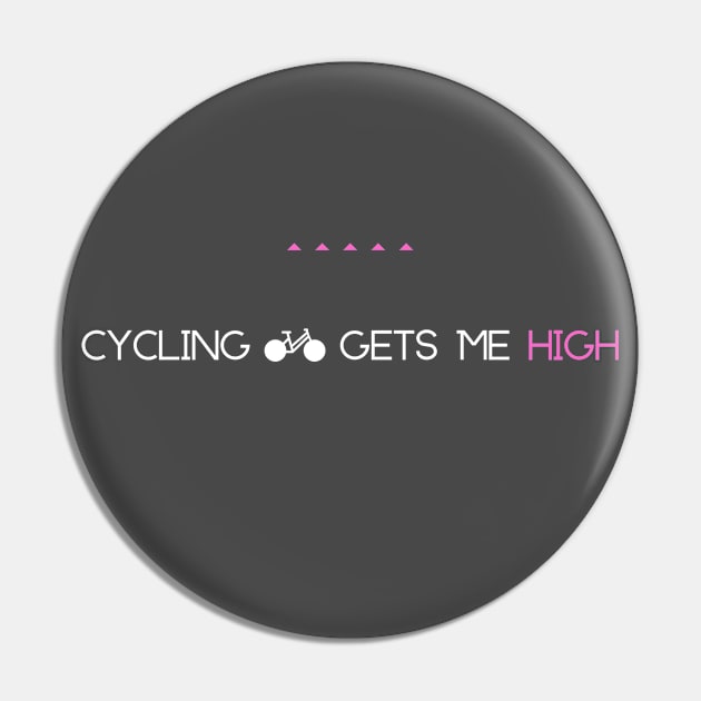 Reach the top Pin by Northshore Cycling Tees