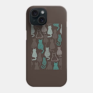 Cats 2 colored Phone Case