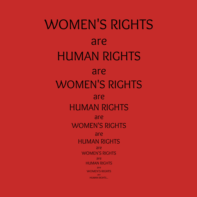 Women's rights are human rights by KCrooks