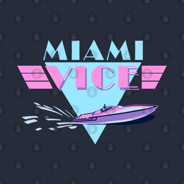 Miami Vice - Boat 80s by DoctorBlue