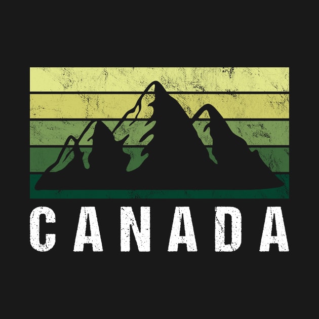 Canada Mountains Gift for Men by JKFDesigns