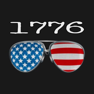 AMERICA PILOT GLASSES 1776 T-Shirt