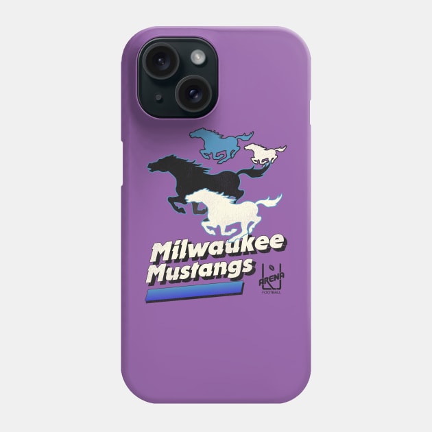 Defunct Milwaukee Mustangs Football Team Phone Case by Defunctland