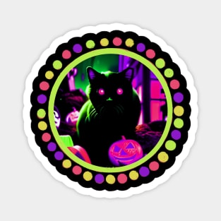 I Can Has Tricks and Treats? Cute Halloween Kitty. Magnet