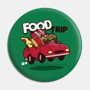 Funny Cute Original Kawaii Junk Food Road Trip Cute Meme For Foodies Pin