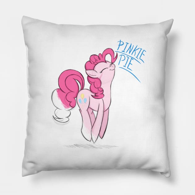 Sketchy Pinkie Pillow by Natsu714