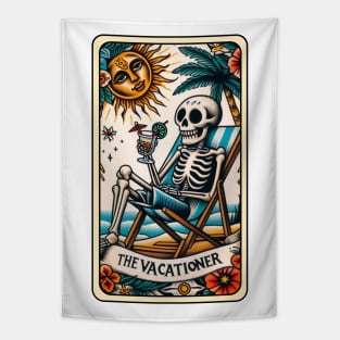 TAROT CARD - THE VACATIONER Tapestry